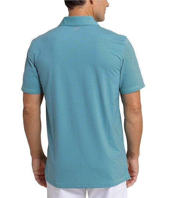Southern Tide Performance Stretch Brrr°-eeze Meadowbrook Stripe Short Sleeve Polo Shirt Product Image