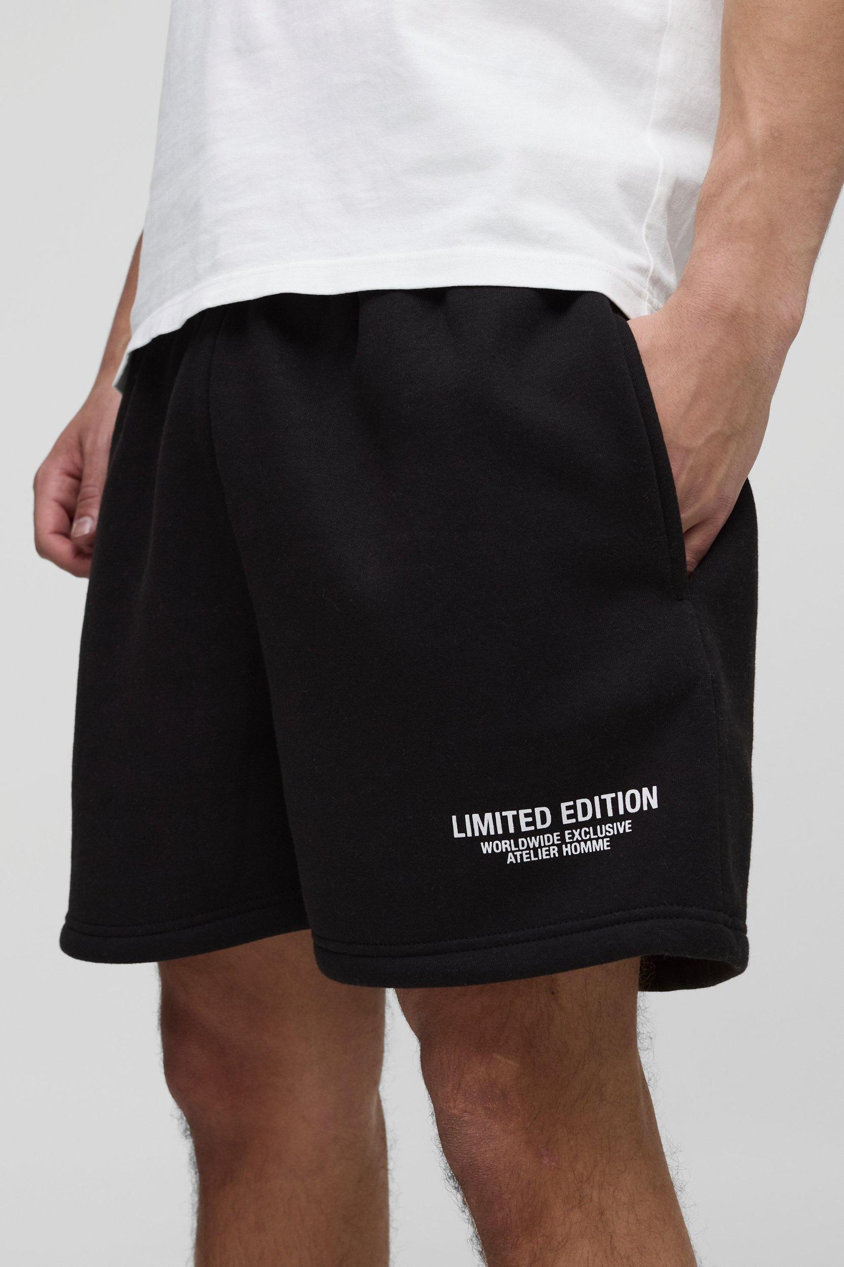 Relaxed Limited Edition Short Length Shorts | boohooMAN USA Product Image