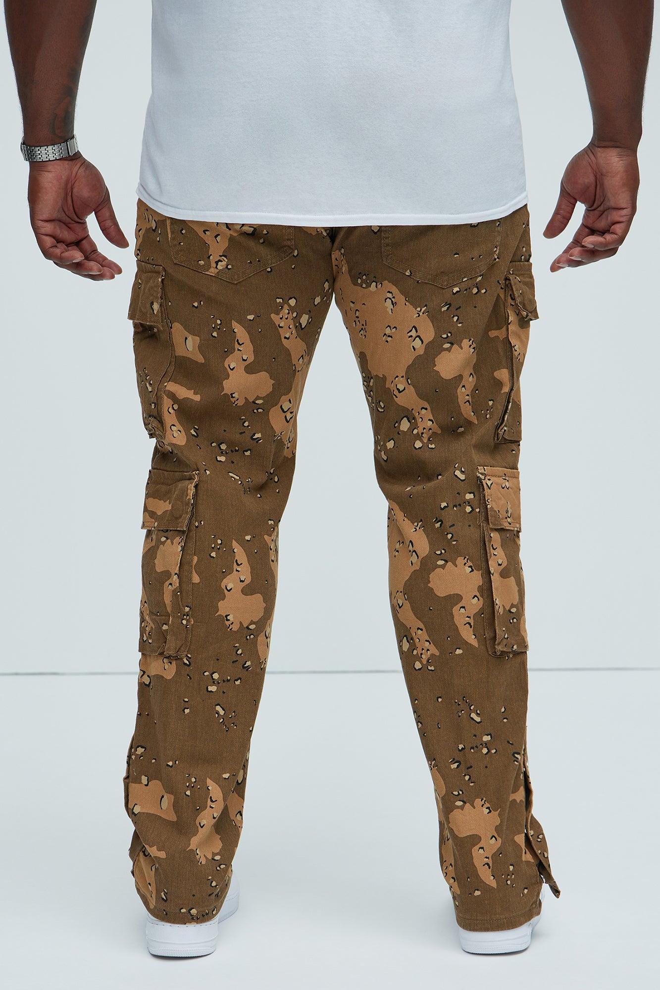Stand On It Cargo Straight Pants - Camouflage Product Image
