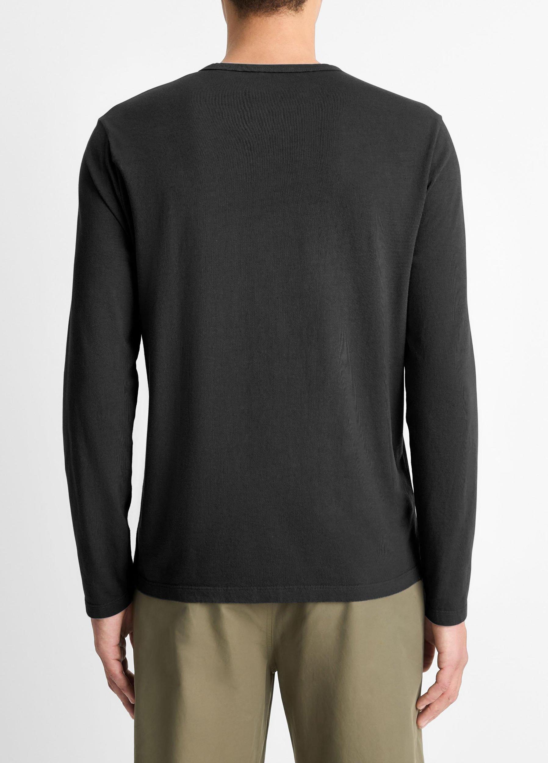 Garment Dye Cotton Long-Sleeve Henley Product Image