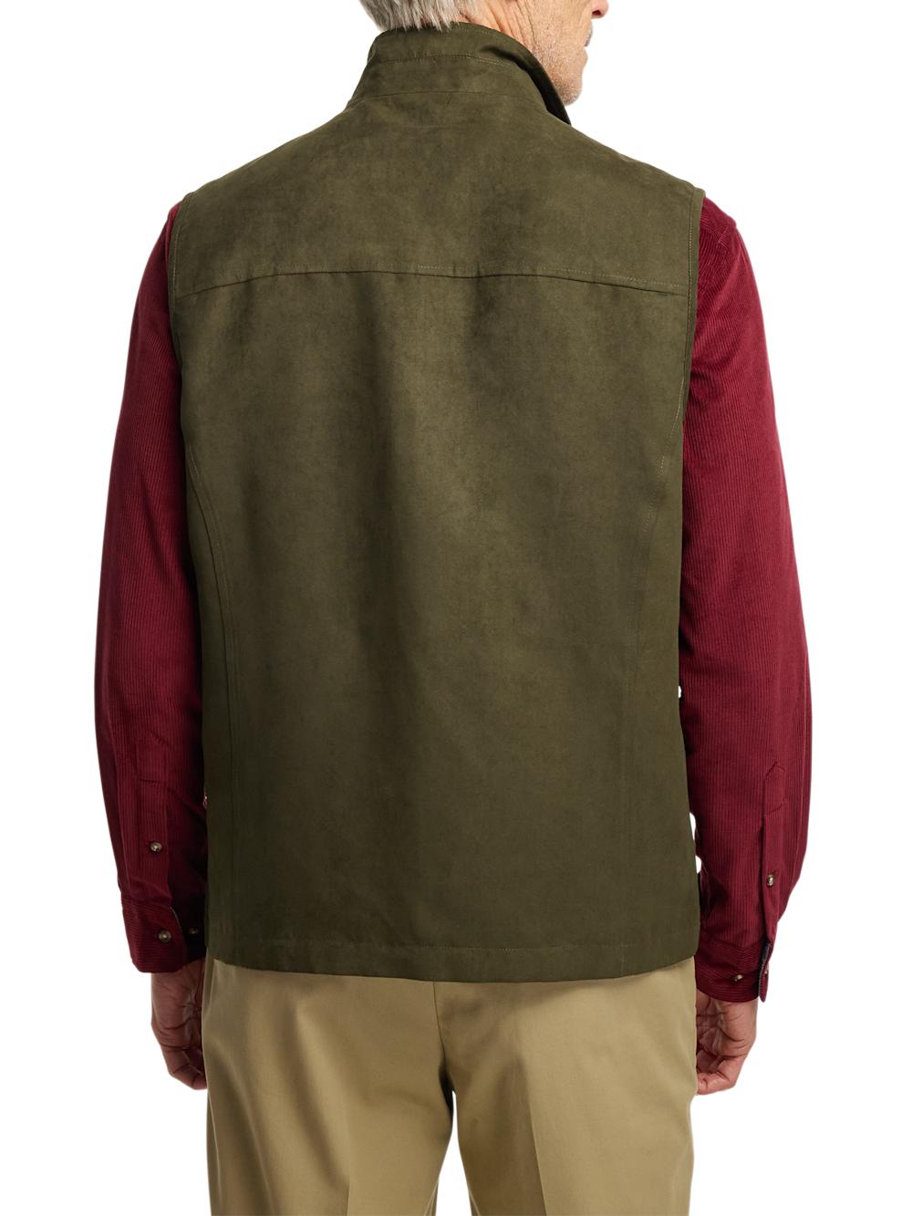 Microsuede Vest - Green Product Image