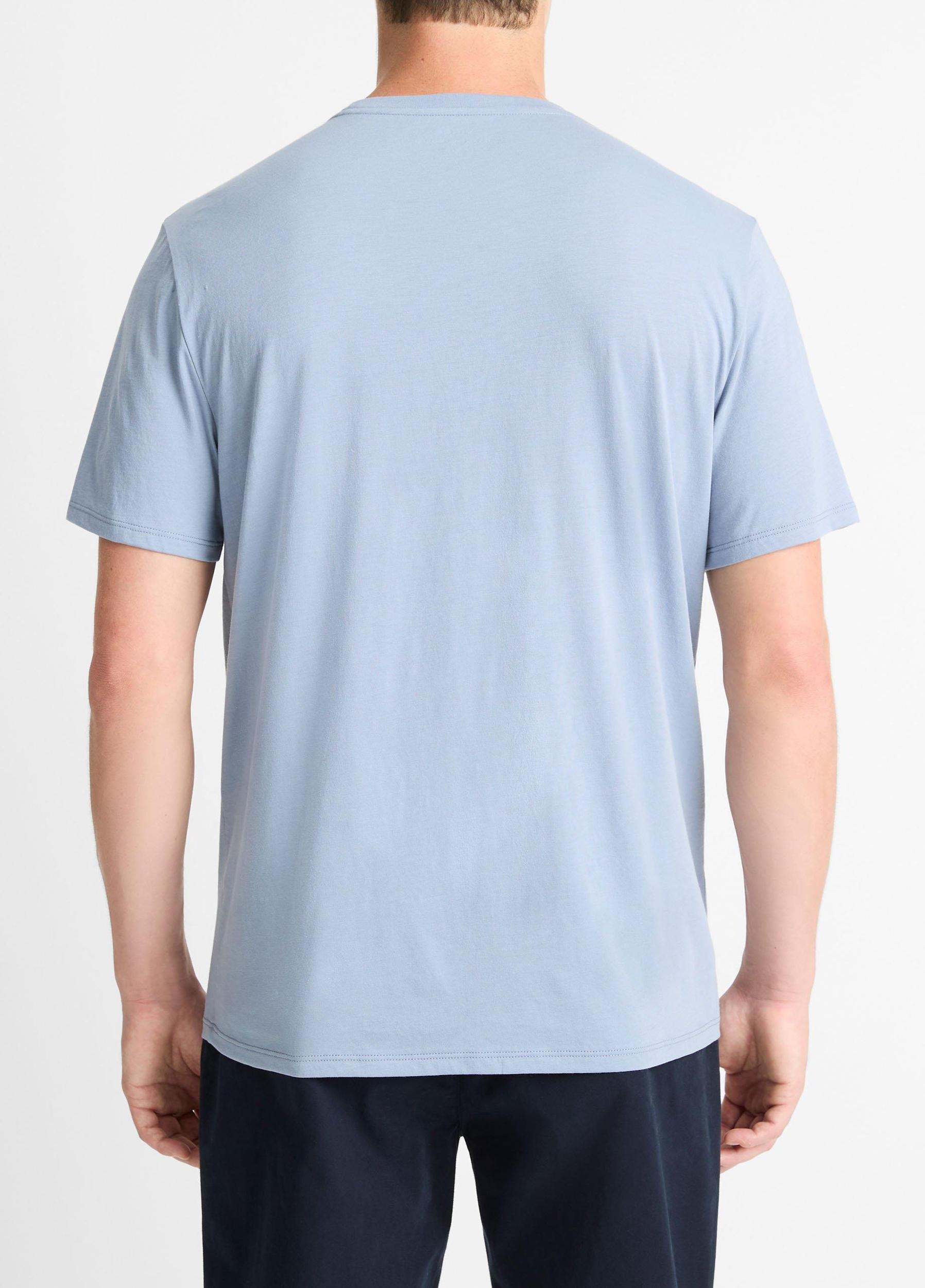 Pima Cotton Crew Neck T-Shirt Product Image