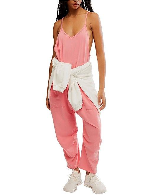 Free People FP Movement Sleeveless Scoop Neck Ankle Length Patch Pocket Hot Shot Onesie Product Image