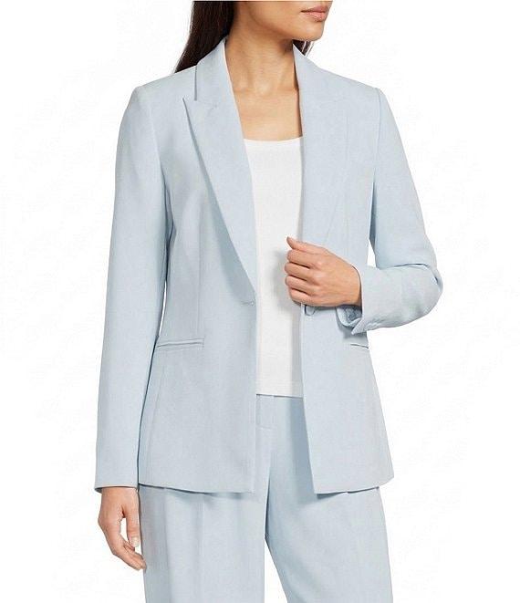 Gibson & Latimer Perfect Fit Woven Notch Lapel Long Sleeve Coordinating Suiting Blazer Product Image