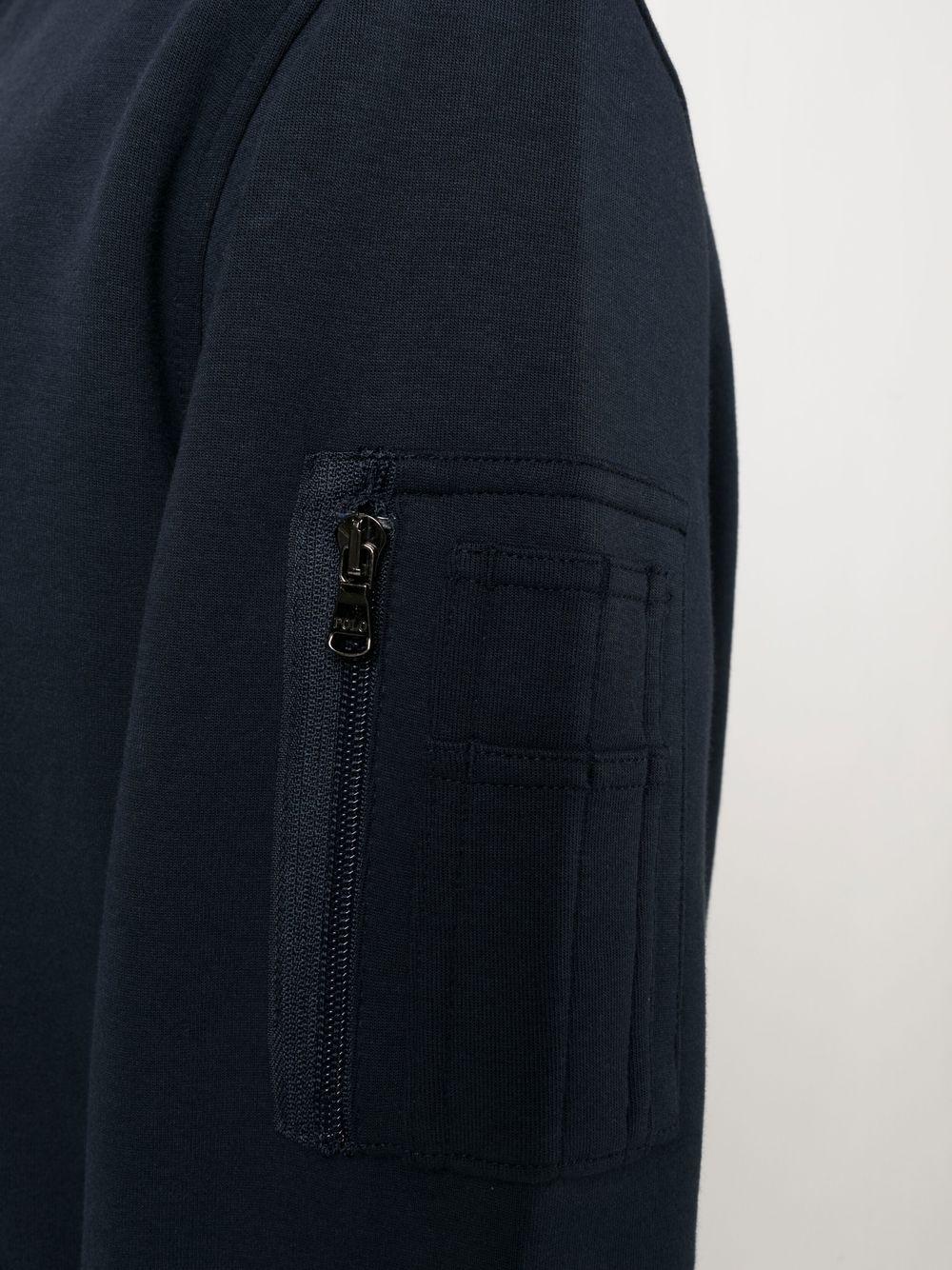 long-sleeve zip-up pullover Product Image