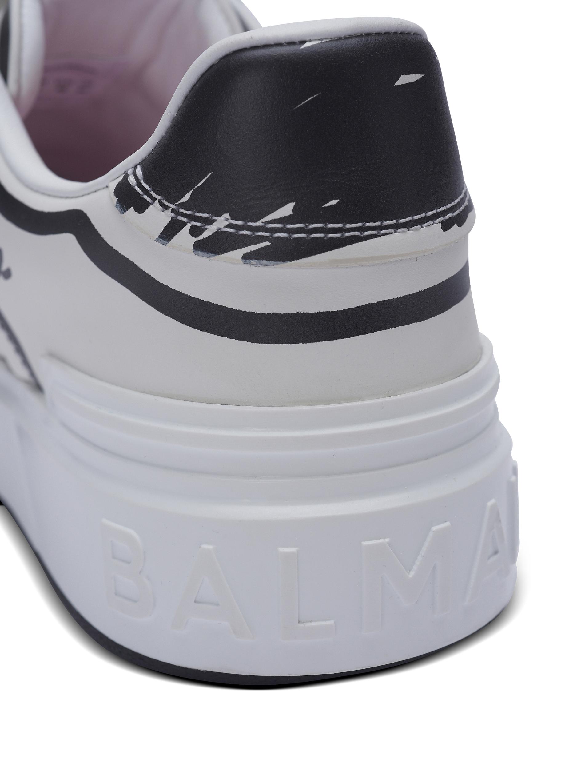 B-Court printed calfskin trainers  Product Image