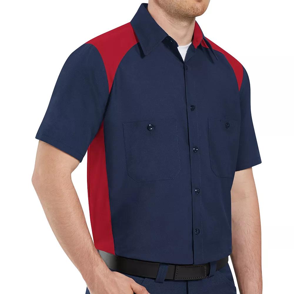 Red Kap Men's Short Sleeve Motorsports Shirt Product Image