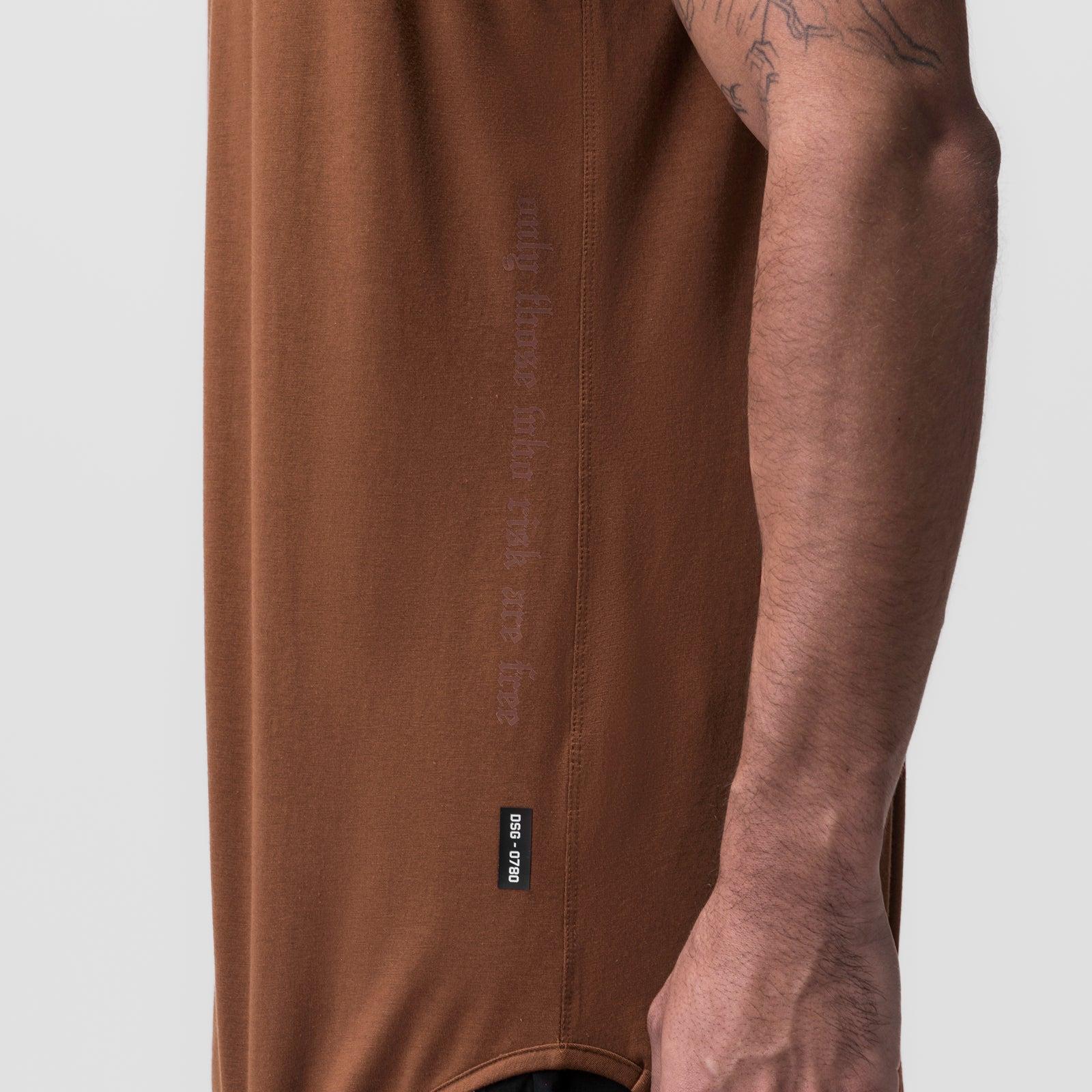 0780. Supima® Extended Tank Top - Rust Product Image