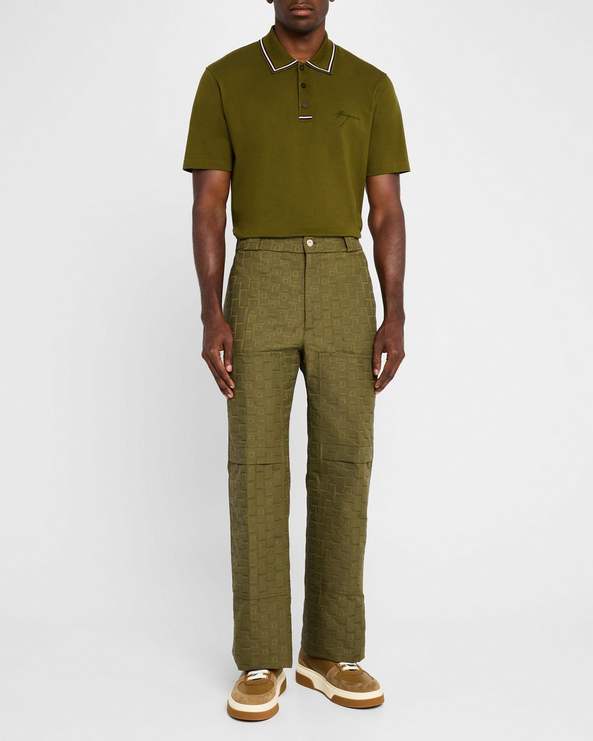 Mens Monogram Jacquard Cargo Pants Product Image