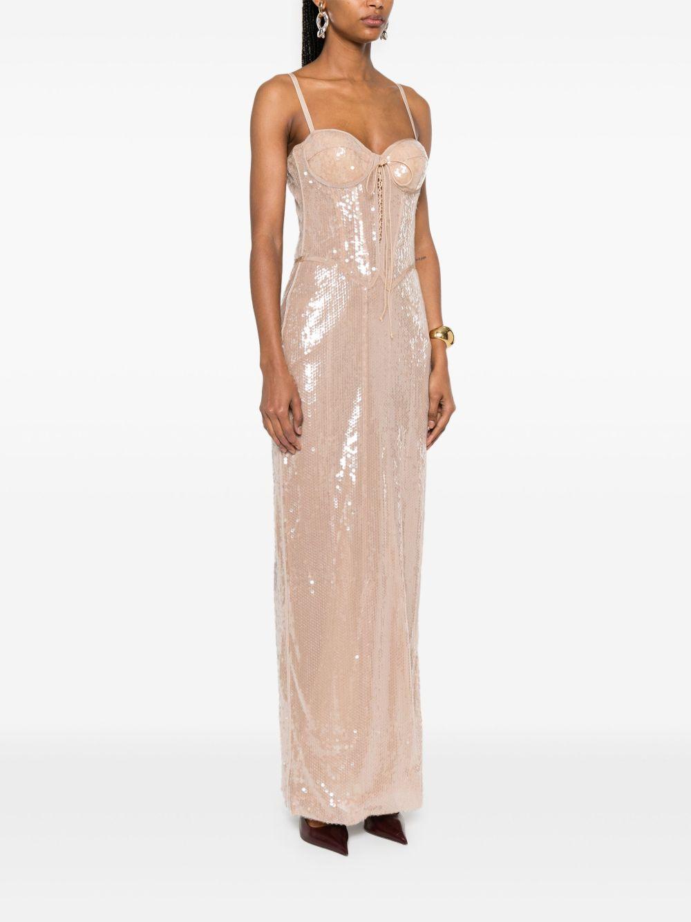 sequinned maxi dress Product Image