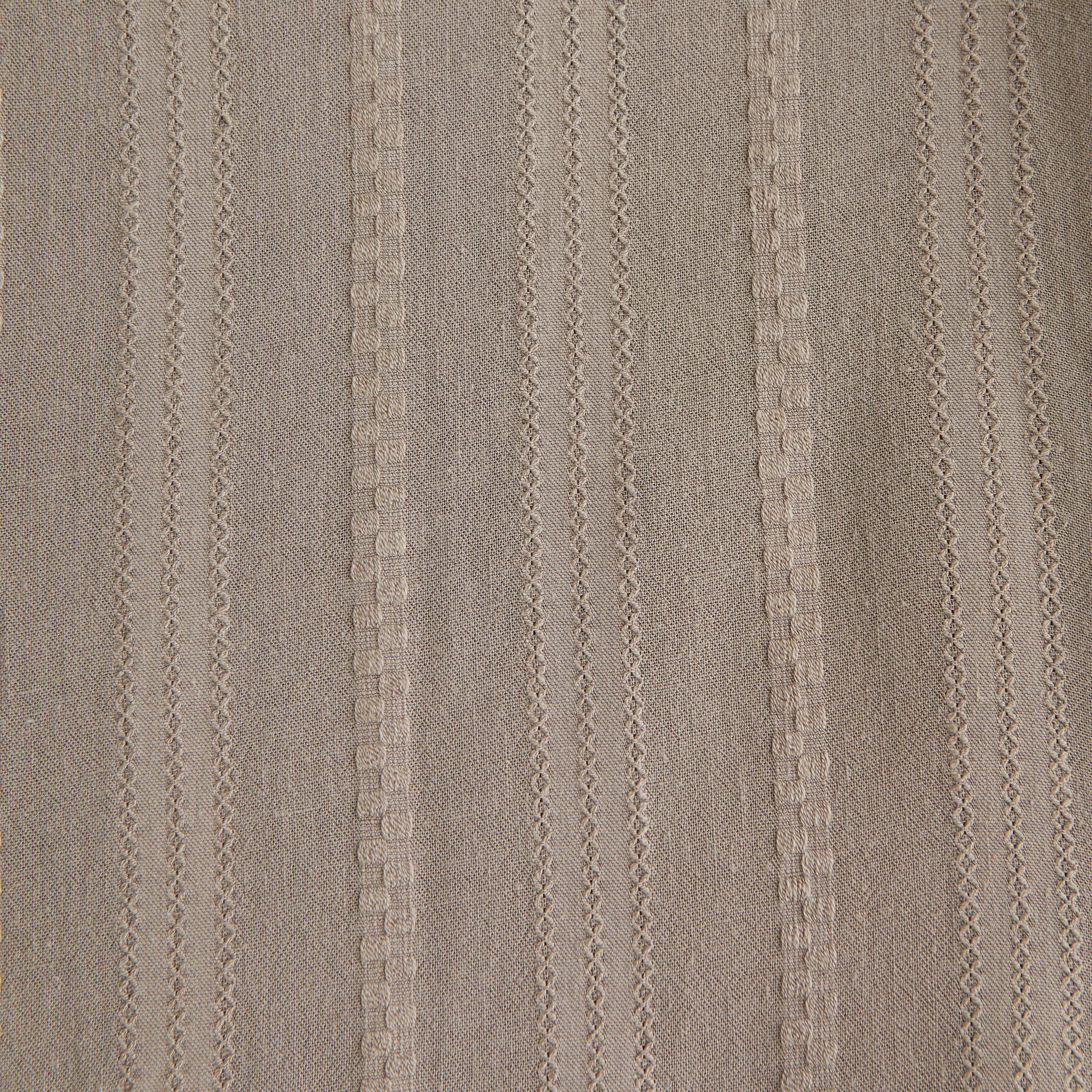 Camp Collar Cropped Button-Up Shirt Product Image