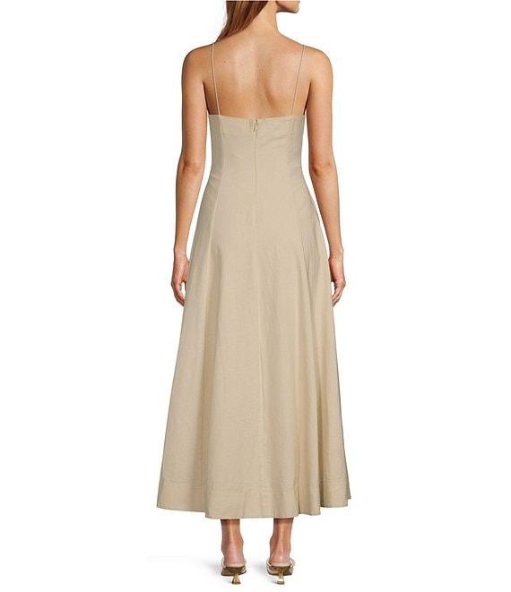 Antonio Melani Aubrey V-Neck Sleeveless A-Line Midi Dress Product Image