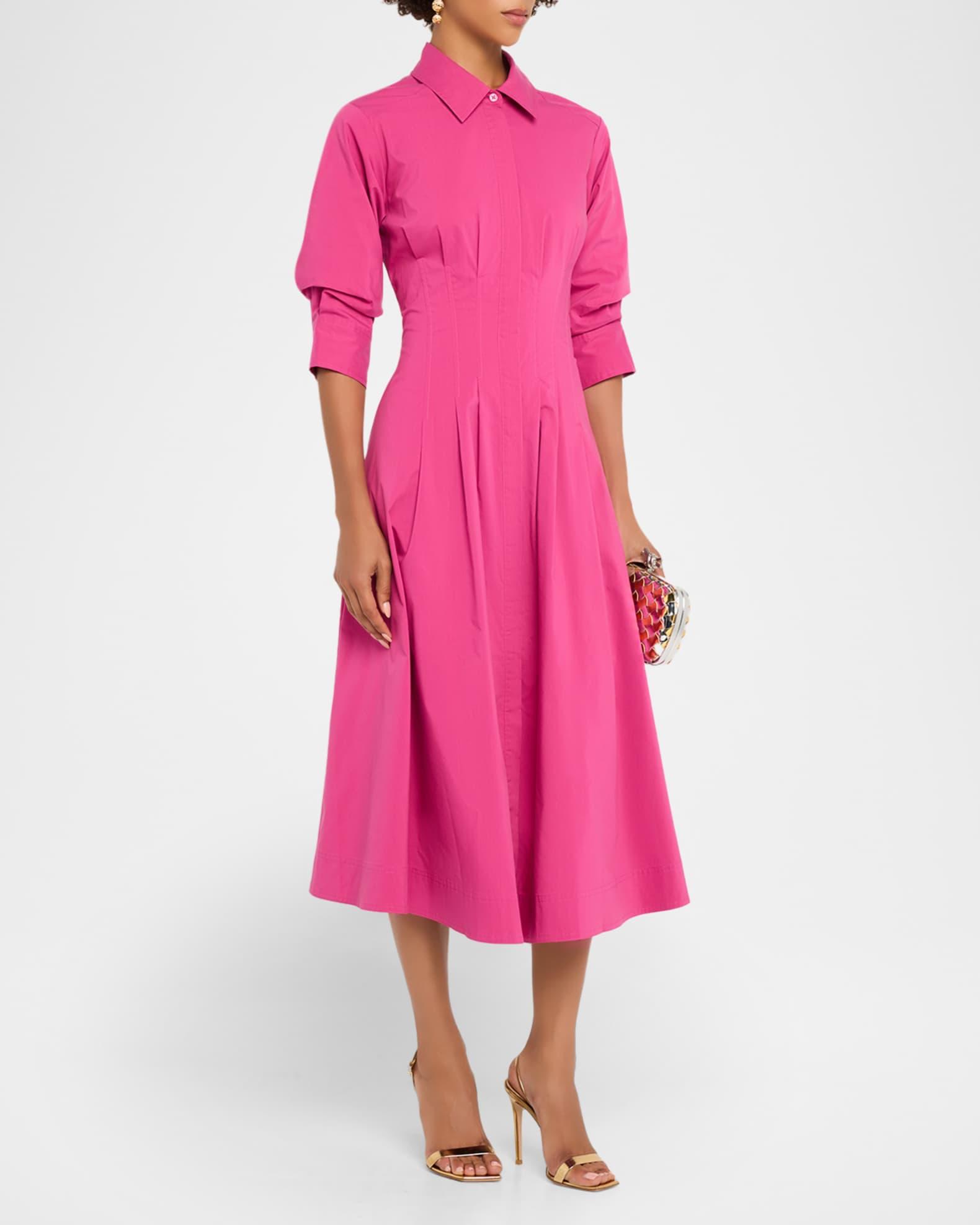 Jazz Pintuck Midi Dress Product Image