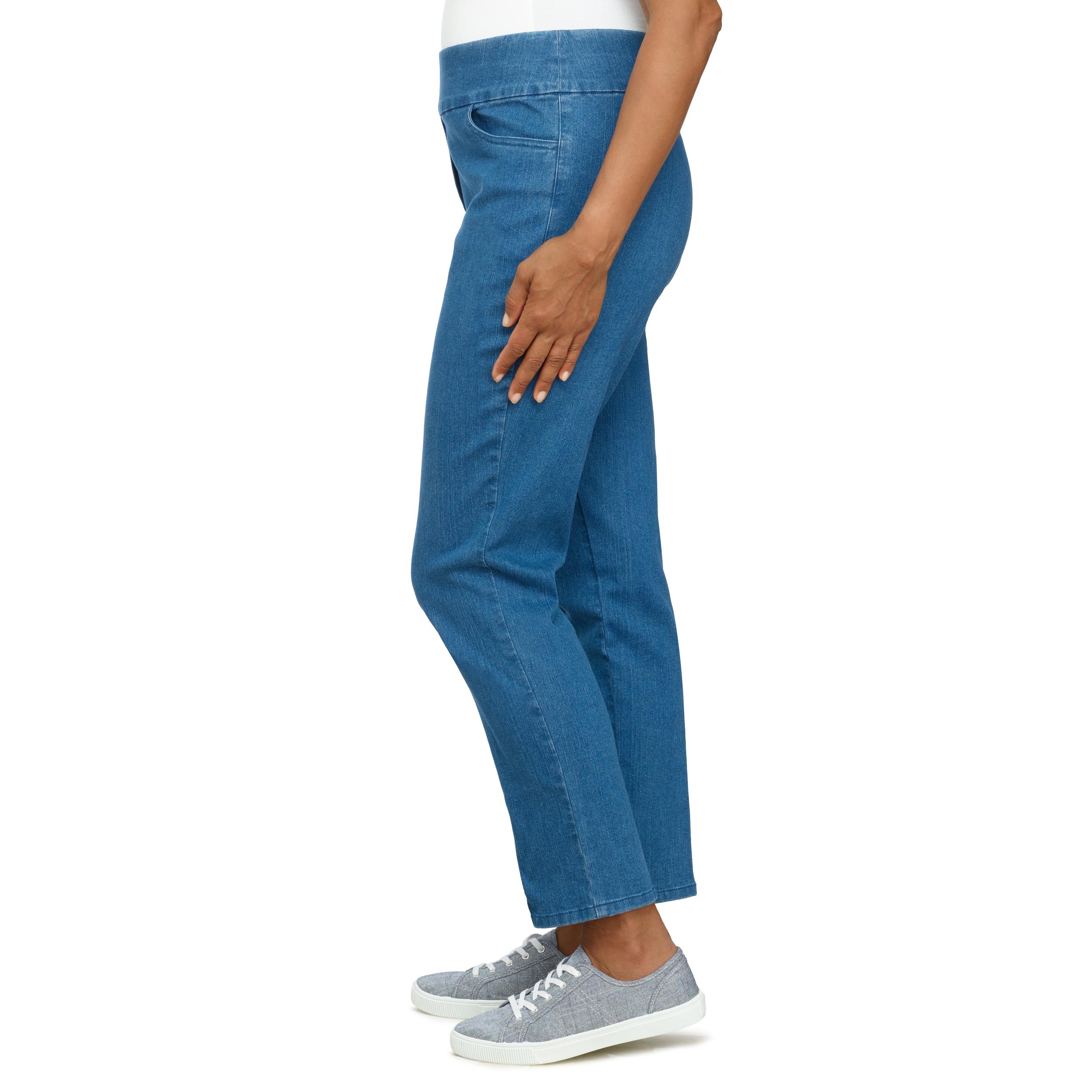 Alfred Dunner Women's Super Stretch Mid- Rise Average Length Pant Product Image