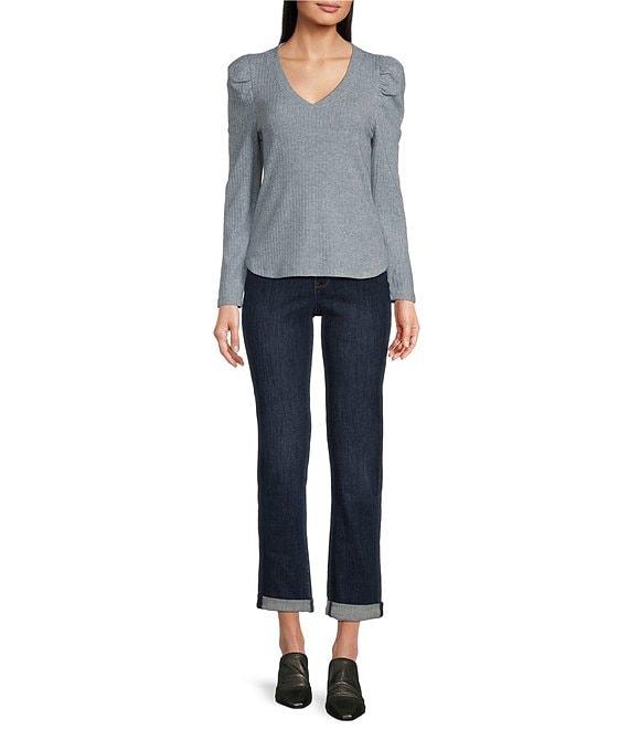 NYDJ Petite Size Sheri Slim Ankle Jeans Product Image