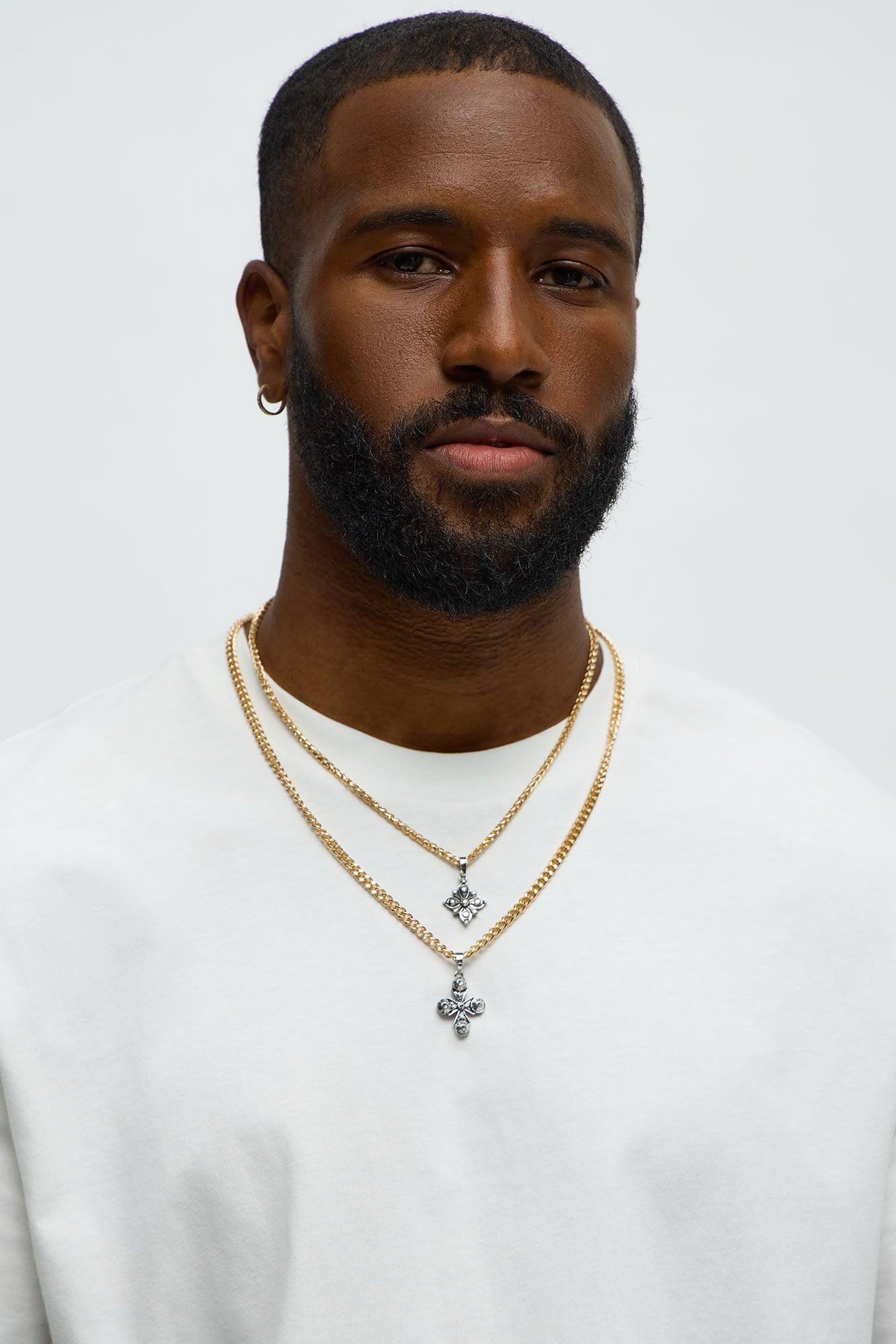 The Chase Necklace Set - Gold Male Product Image