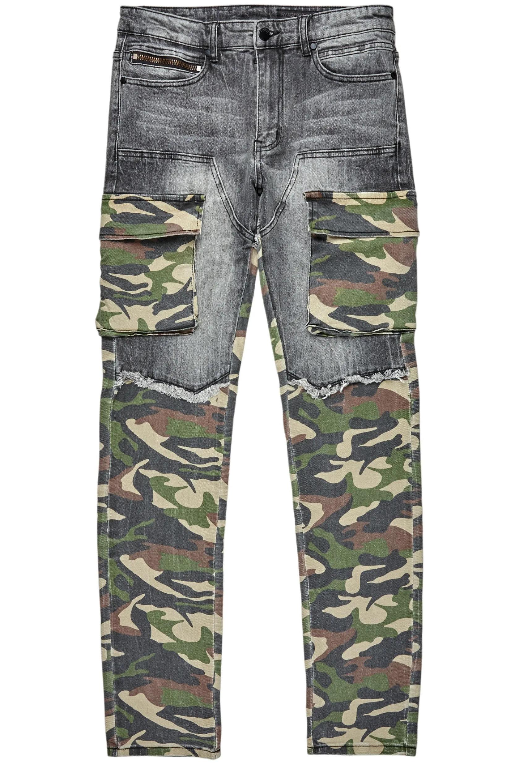 Denka Grey Slim Fit Jean Male Product Image