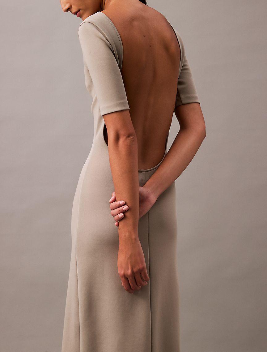Backless Jersey Dress Product Image