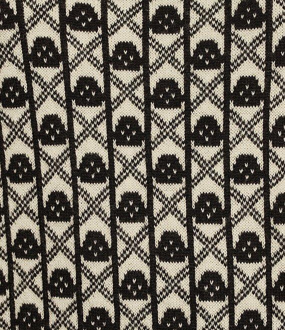 TILLEY Knit Jacquard Crew Neck Long Sleeve Sweater Product Image