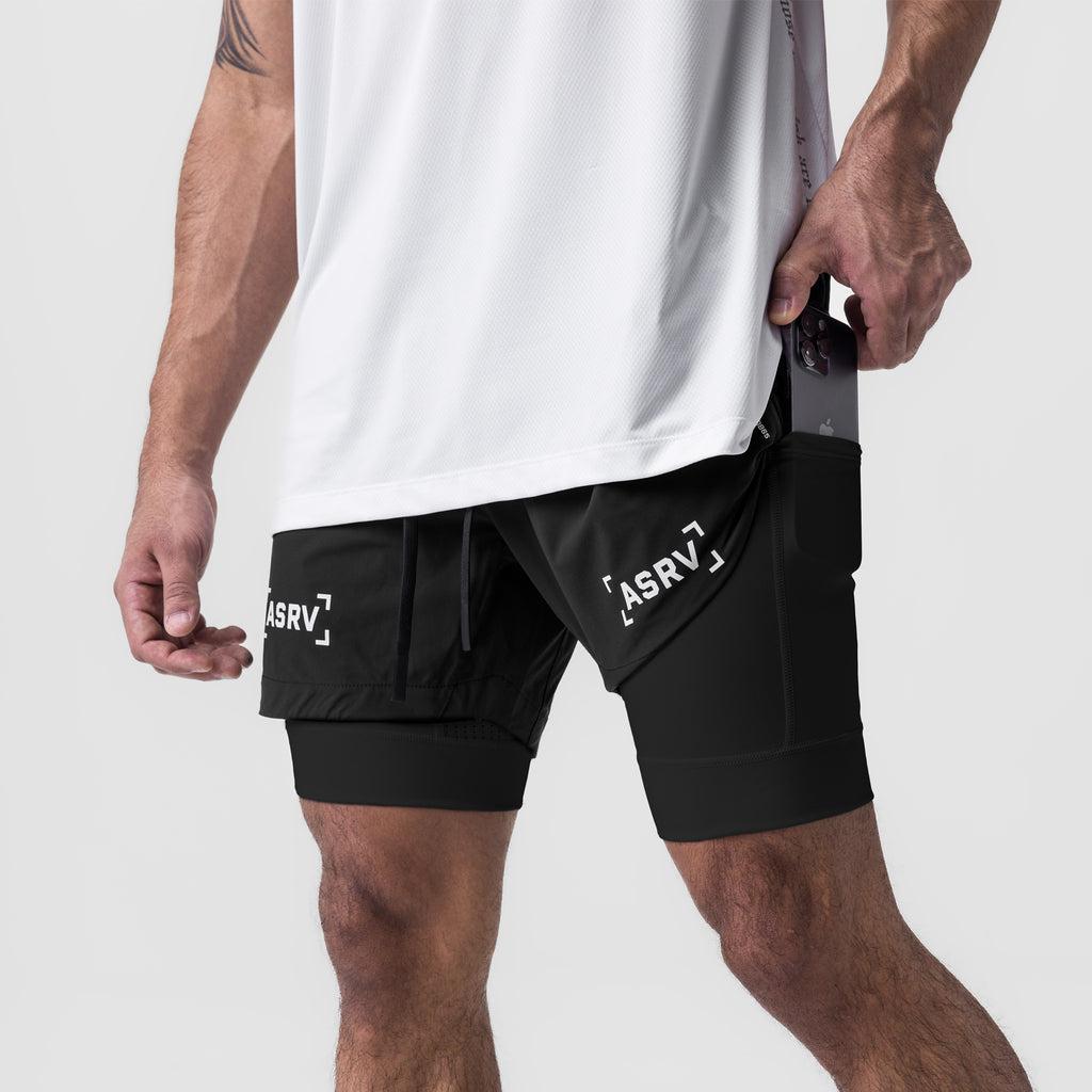 0865. Tetra-Lite® 5" Liner Short - Black "Bracket"/Black Male Product Image