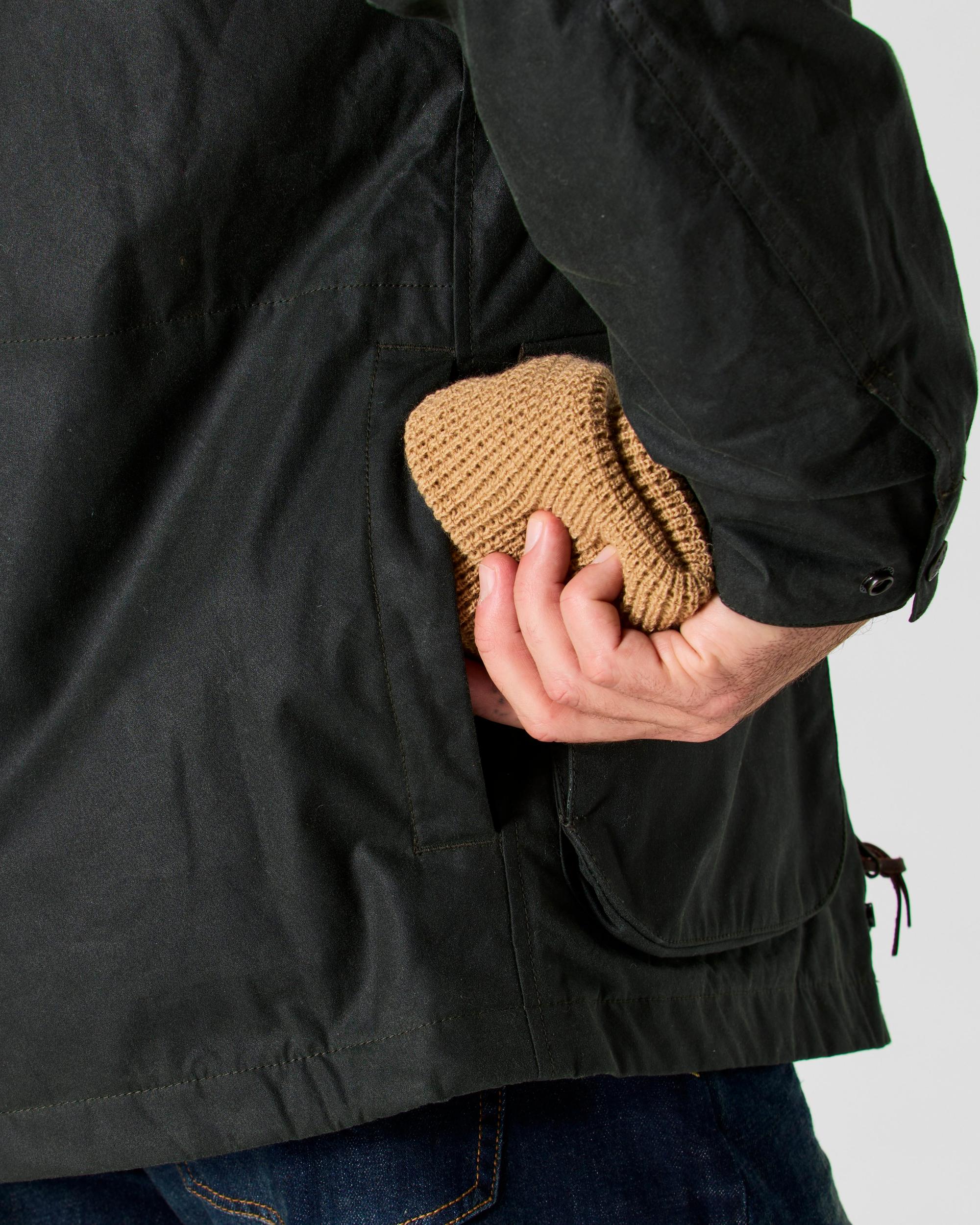 Flannel-Lined Waxed Hudson Jacket Product Image
