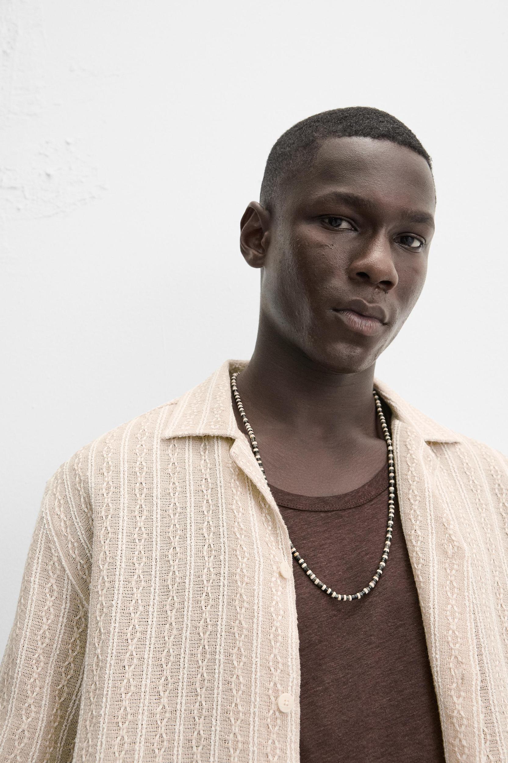 GEOMETRIC JACQUARD SHIRT Product Image