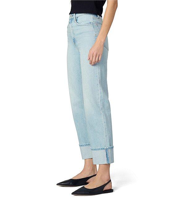 Joe's Jeans Margot High Rise Straight Wide Cuff Jeans Product Image