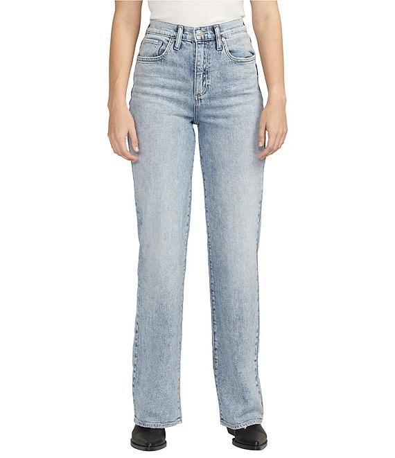 Silver Jeans Co. Highly Desirable High Rise Straight Trouser Jeans Product Image