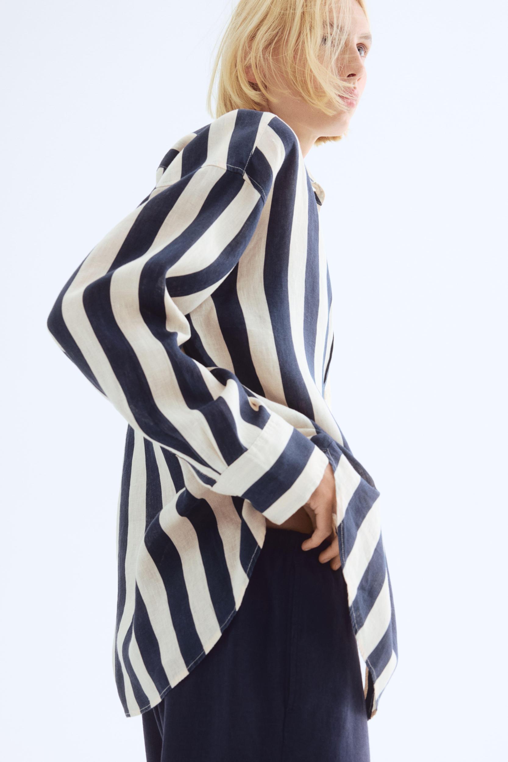 Oversized Linen Shirt Product Image