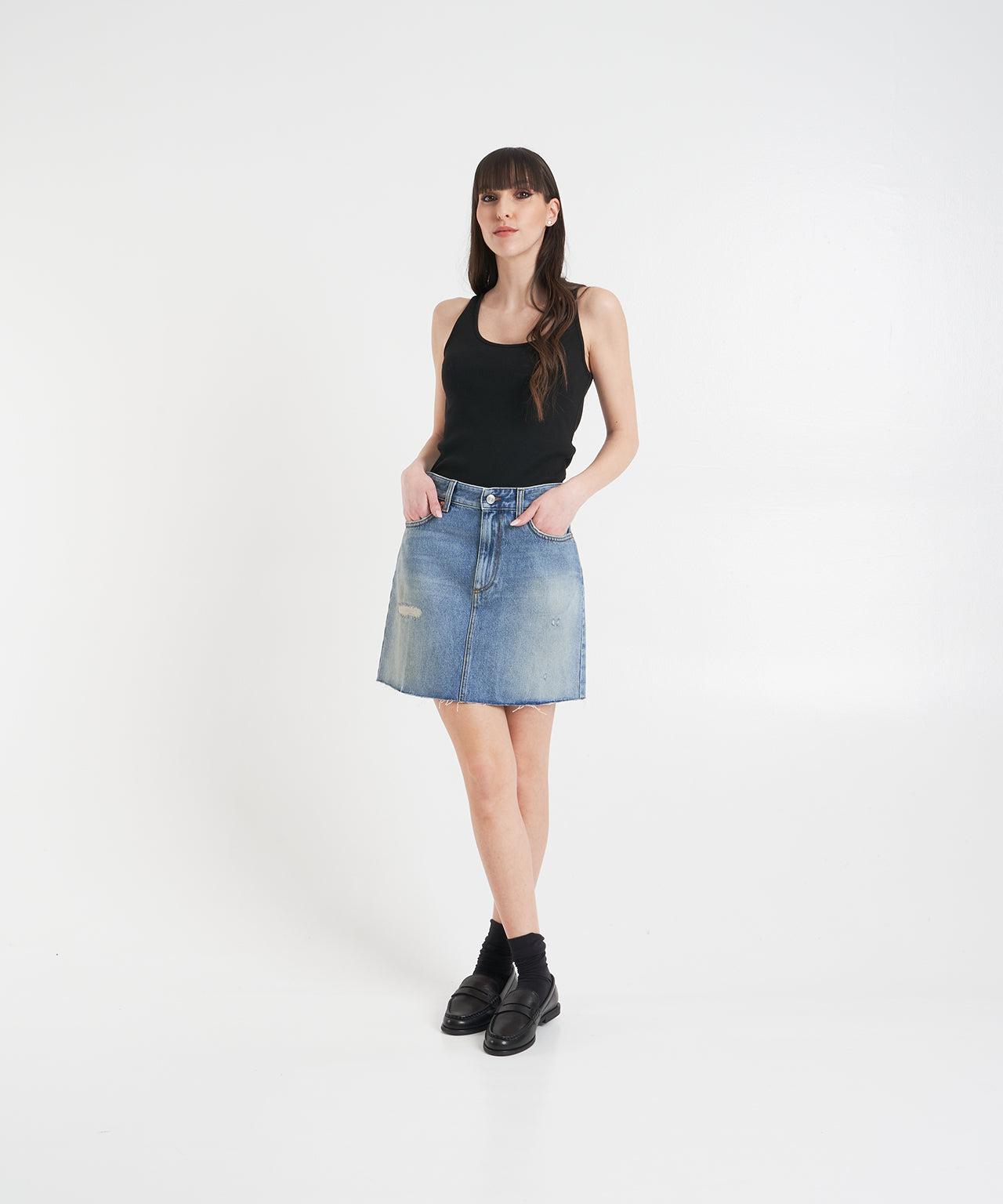 Denim mini skirt 'Aly' Product Image