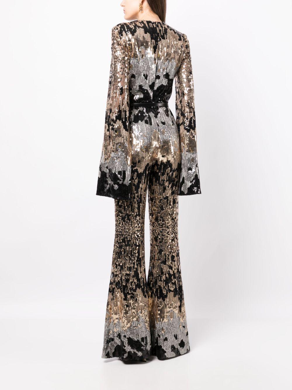 sequin-embellished tulle jumpsuit  Product Image