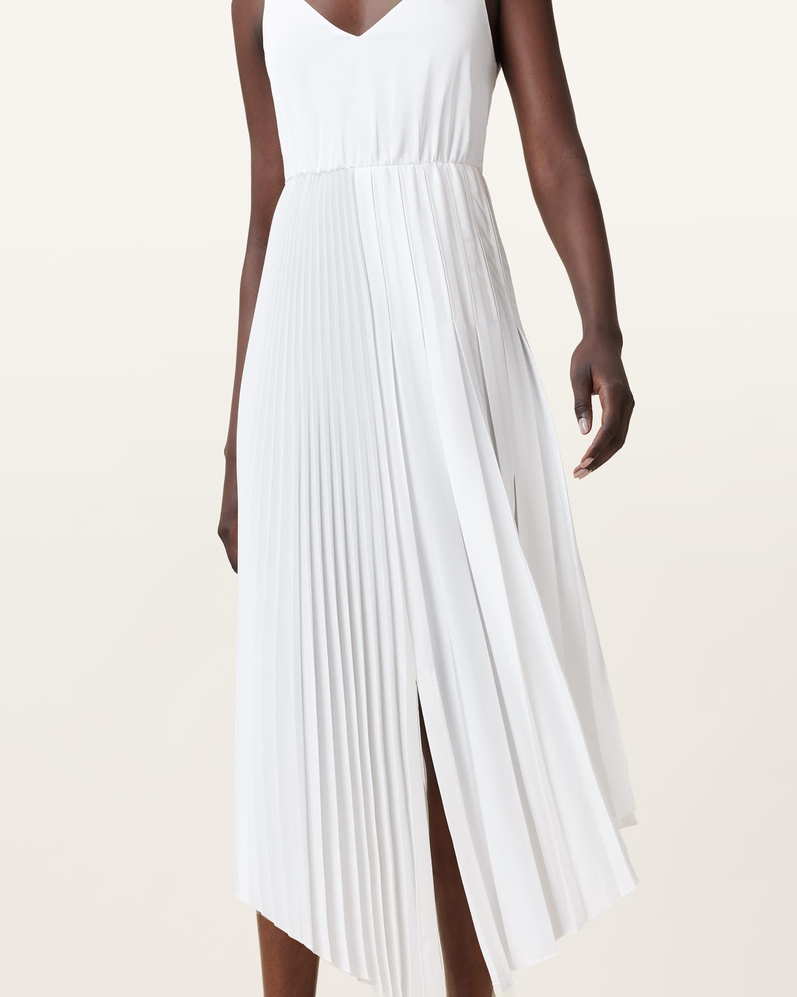Jax 2-in-1 Maxi Dress Chalk White | ALLSAINTS US Product Image