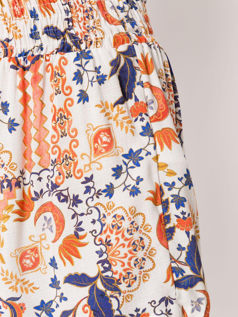 Camelia mix print shorts Product Image