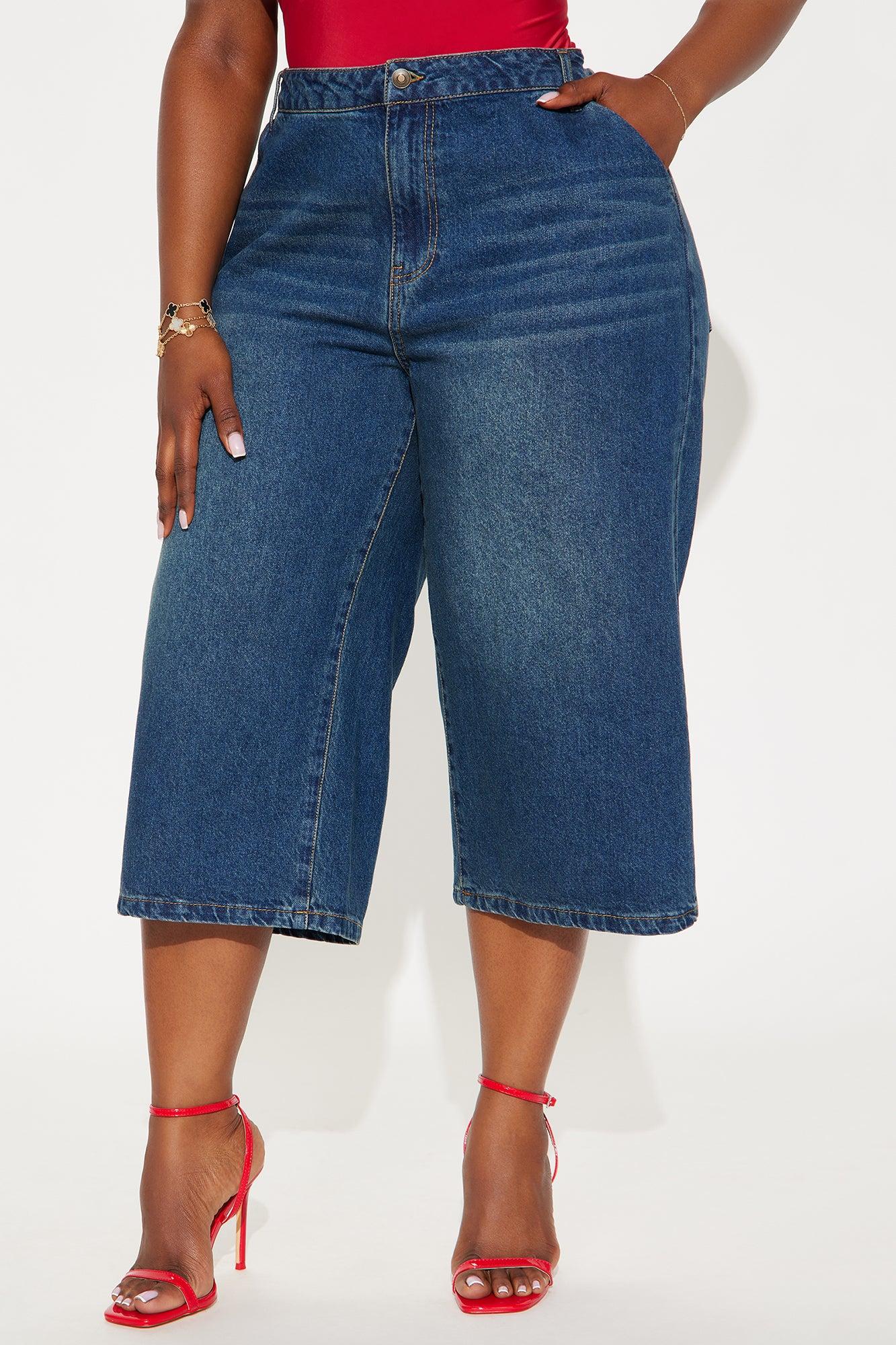 South Street Spicy Denim Jorts - Dark Wash Product Image