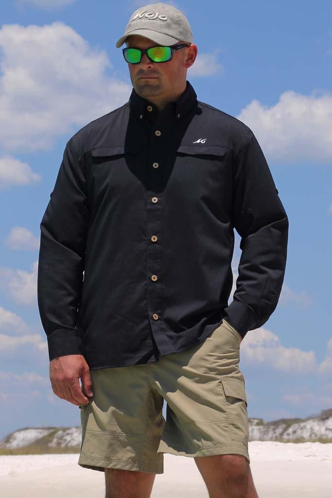 Mojo Sportswear Company Mr. Big Men's Long Sleeve Fishing Button-Up Product Image