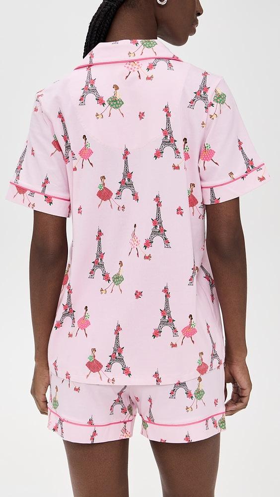 BedHead PJs Cotton Knit Short Sleeve Short PJ Set | Shopbop Product Image