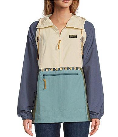 L.L.Bean Mountain Classic Color Block Anorak Jacket Product Image
