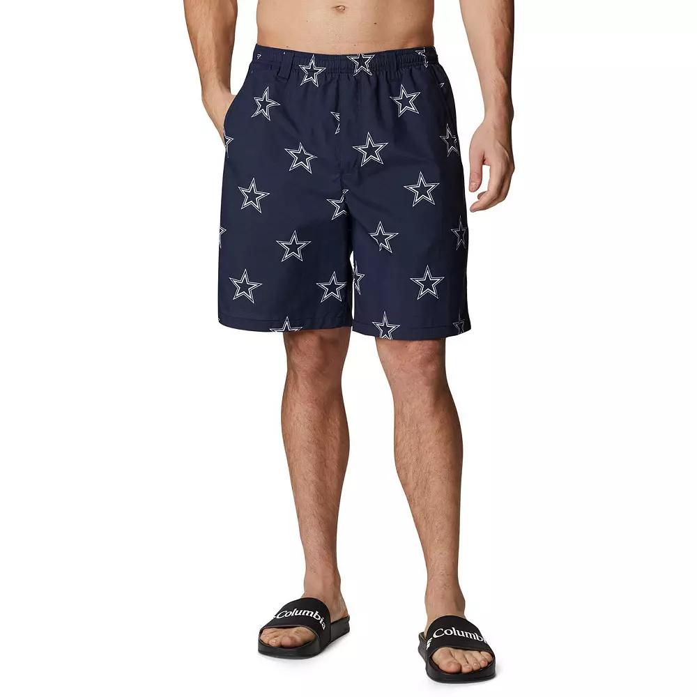 Men's Columbia Navy Dallas Cowboys Backcast III Printed Shorts,  Product Image