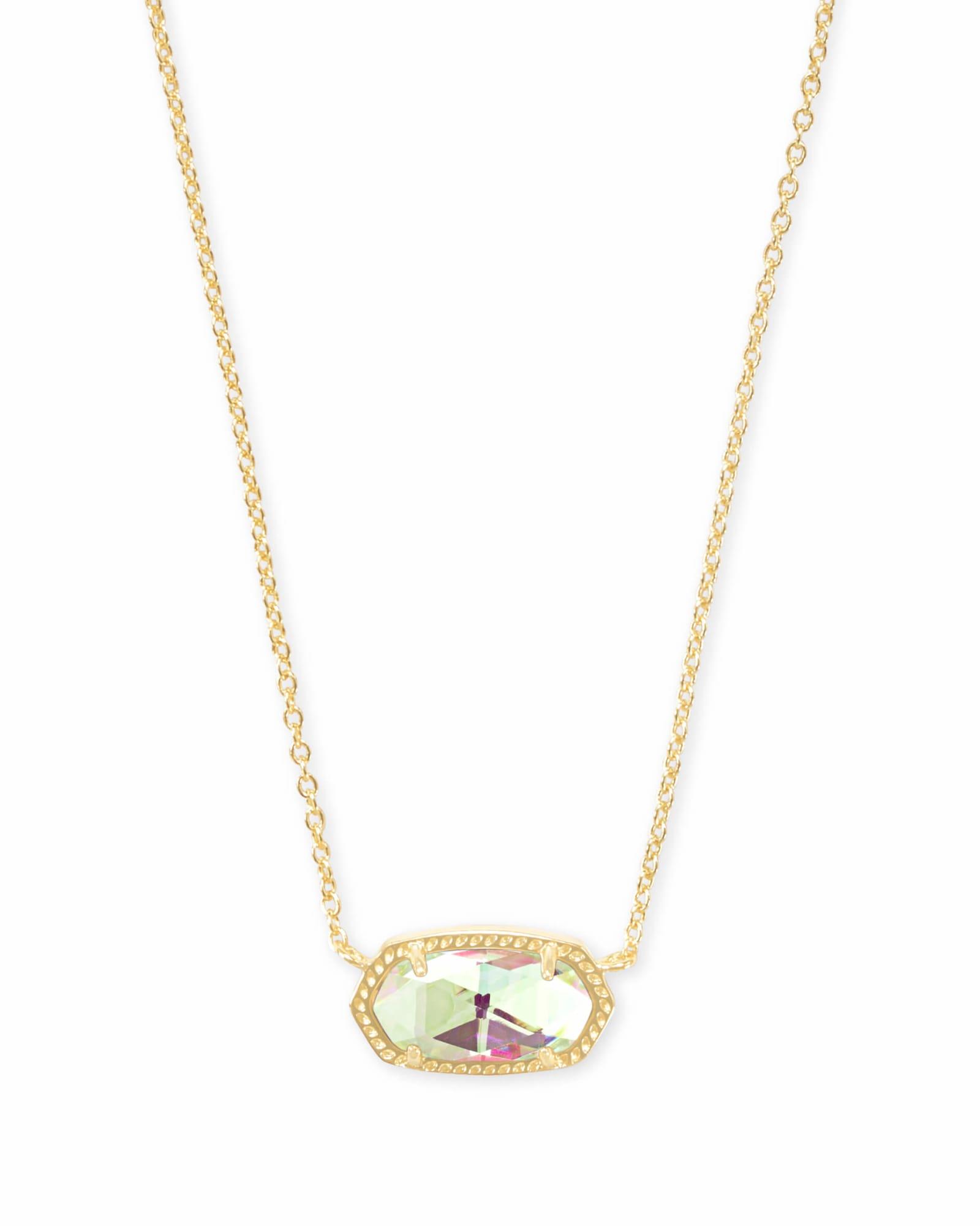Elisa Gold Short Pendant Necklace Product Image