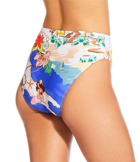 Antonio Melani Map High Waisted Swim Bottom Product Image