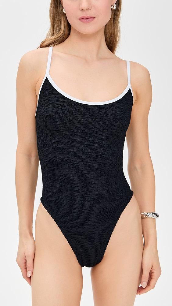 Hunza G Pamela Contrast One Piece | Shopbop Product Image