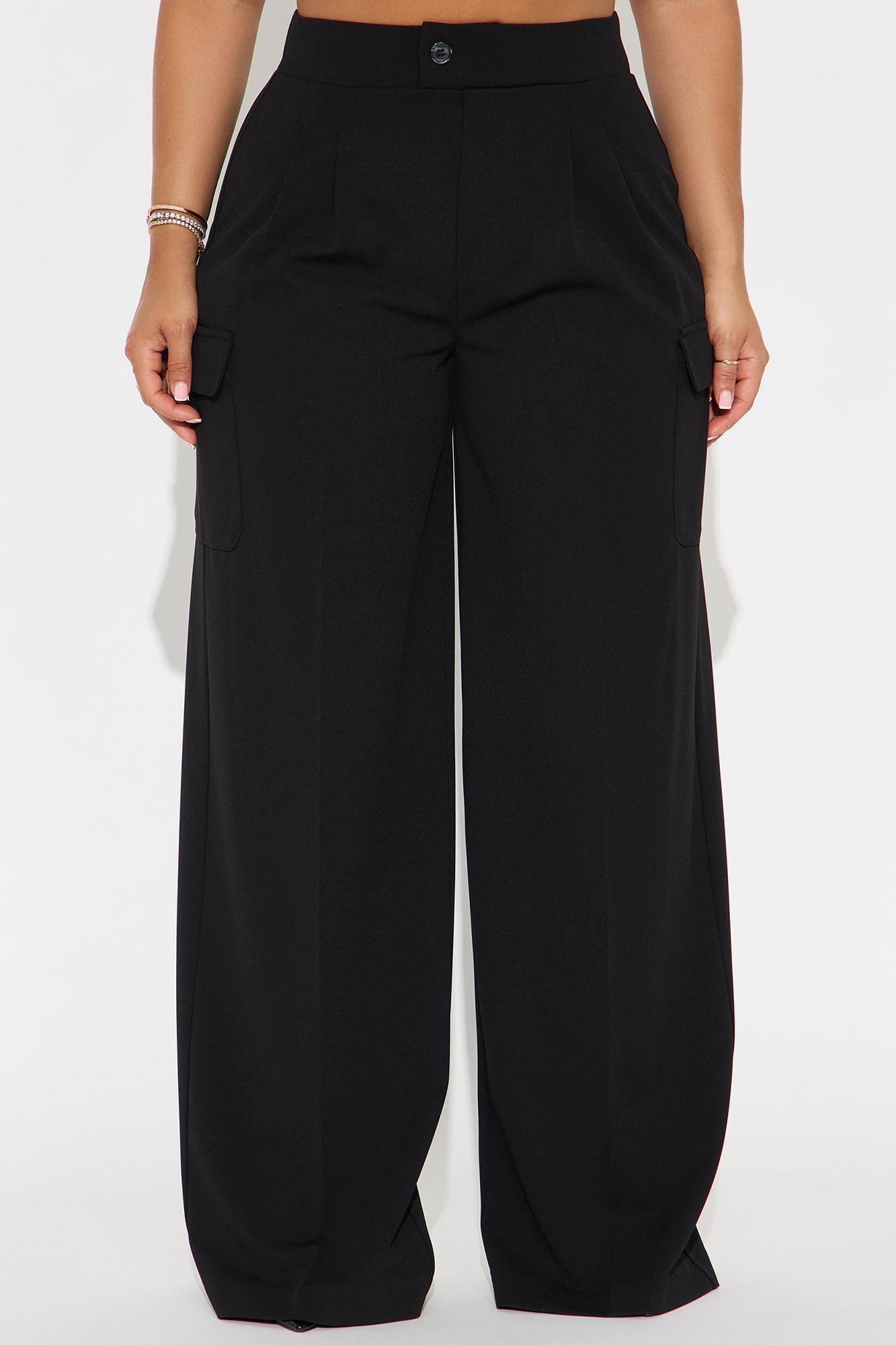 Say What You Will Cargo Trouser - Black Female Product Image