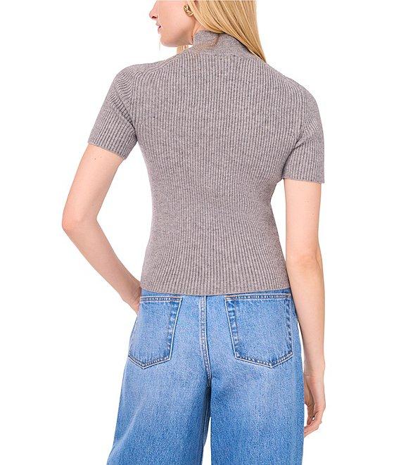 1. STATE Turtle Neck Short Sleeve Sweater Product Image