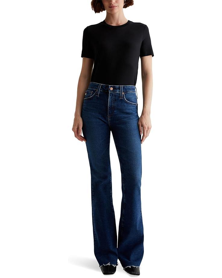 Farrah Mid Rise Bootcut Jeans in Super Black Product Image