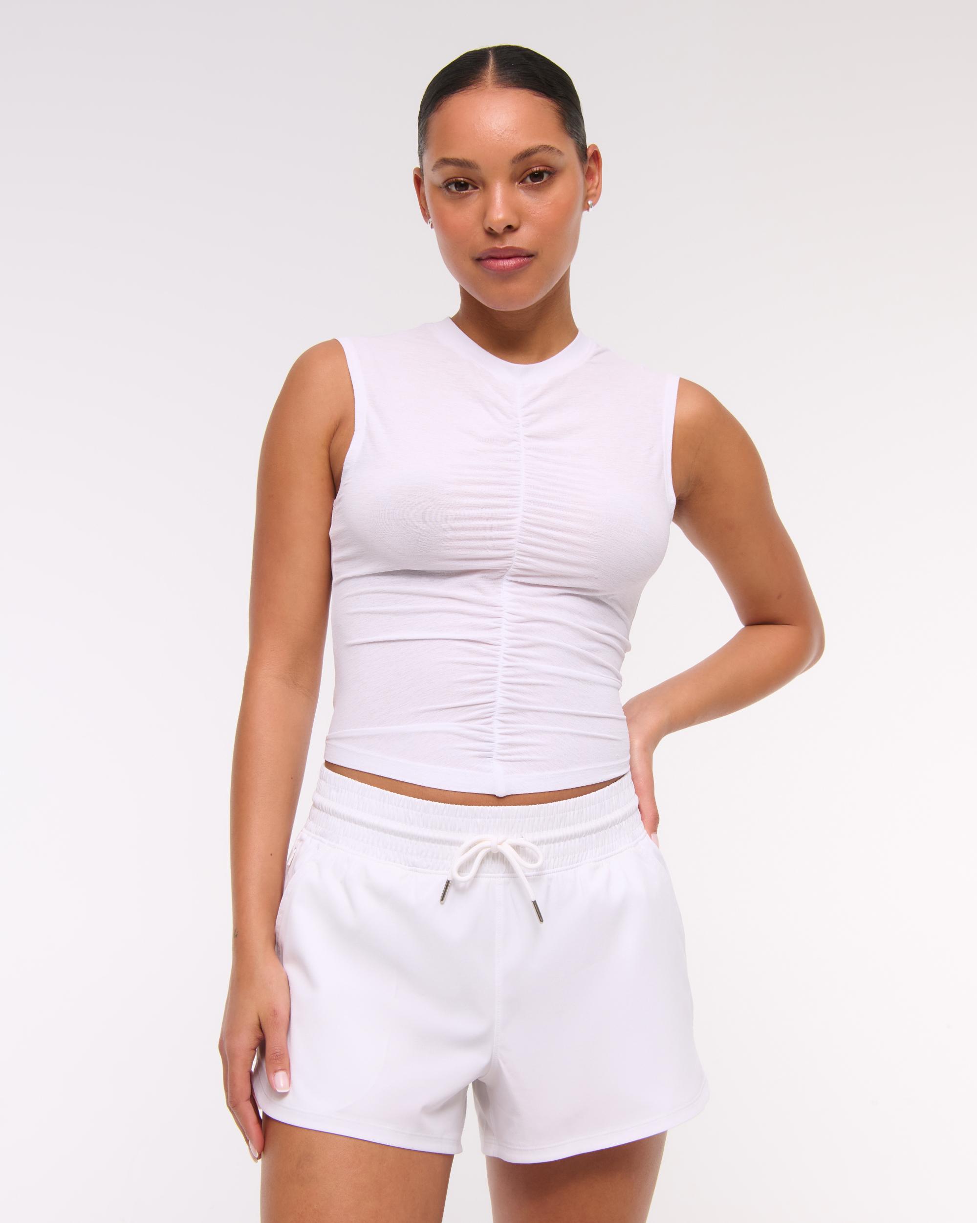 YPB Featherweight Ruched Tank Product Image