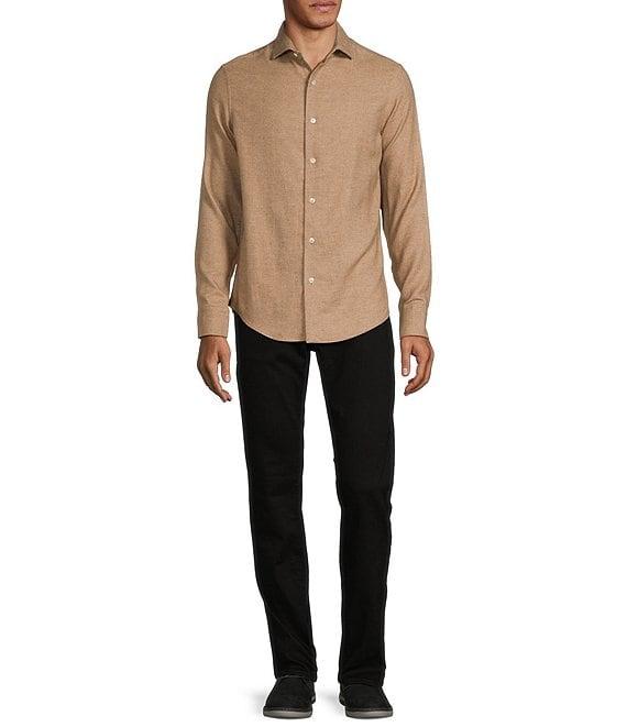 Murano Collezione Canclini Slim Fit Flannel Long Sleeve Woven Shirt Product Image