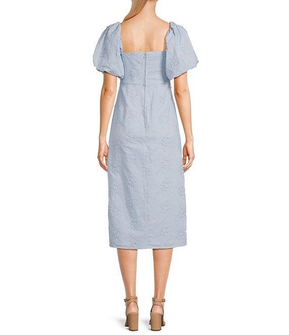 GB Floral Eyelet Midi Dress Product Image