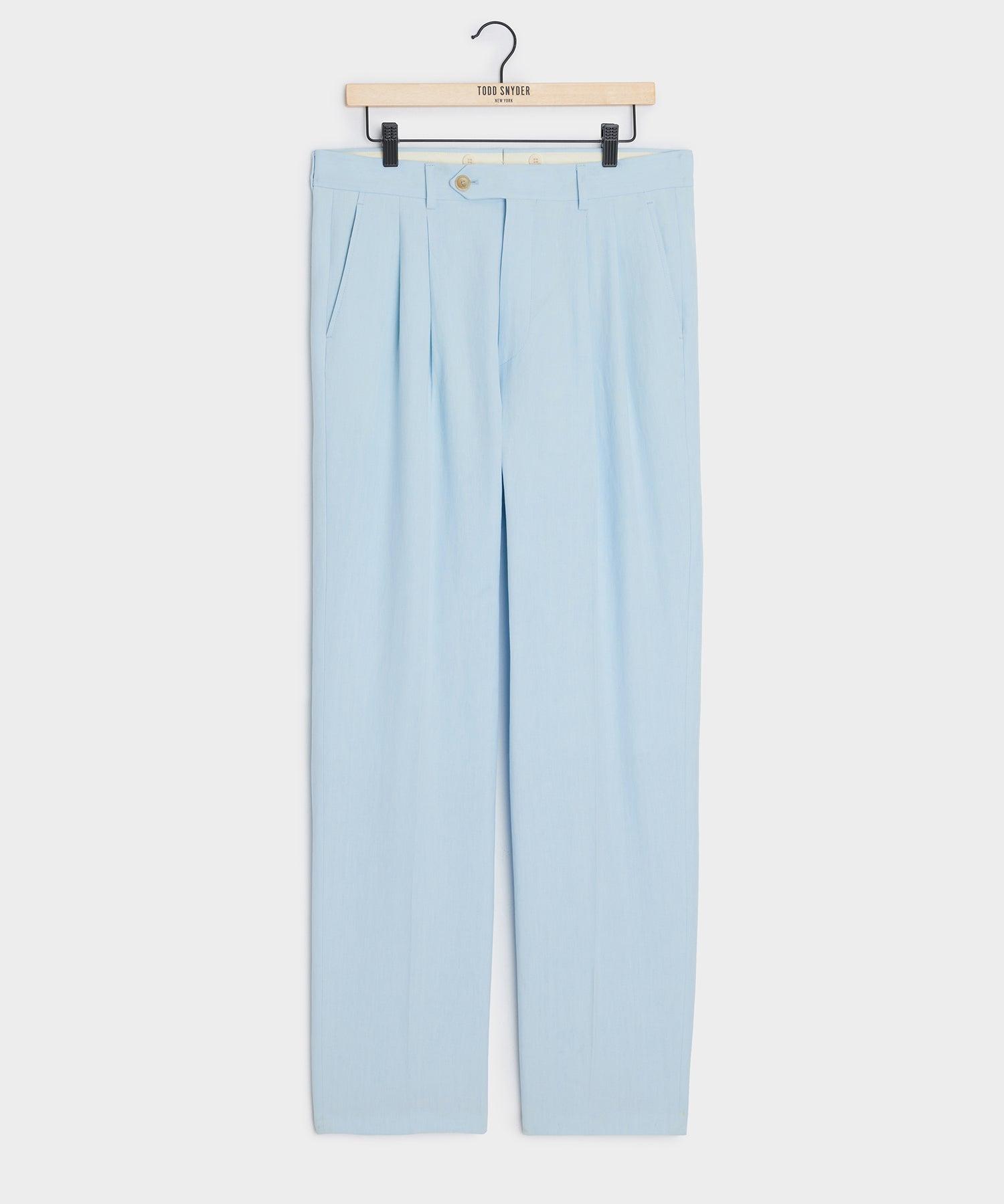 Italian Sueded Linen Wythe Trouser Product Image