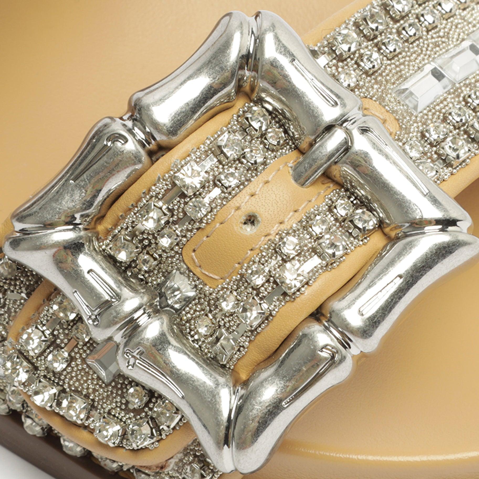 Enola Shine Sporty Leather Sandal Female Product Image