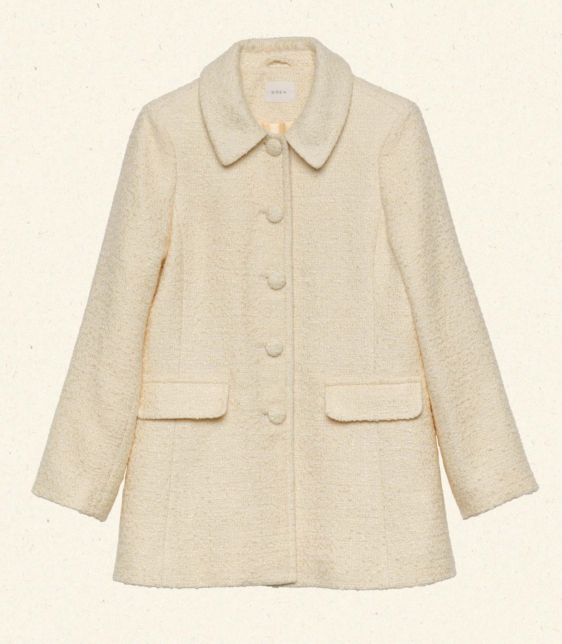 MARIBETH COAT -- WILD HONEYSUCKLE Product Image